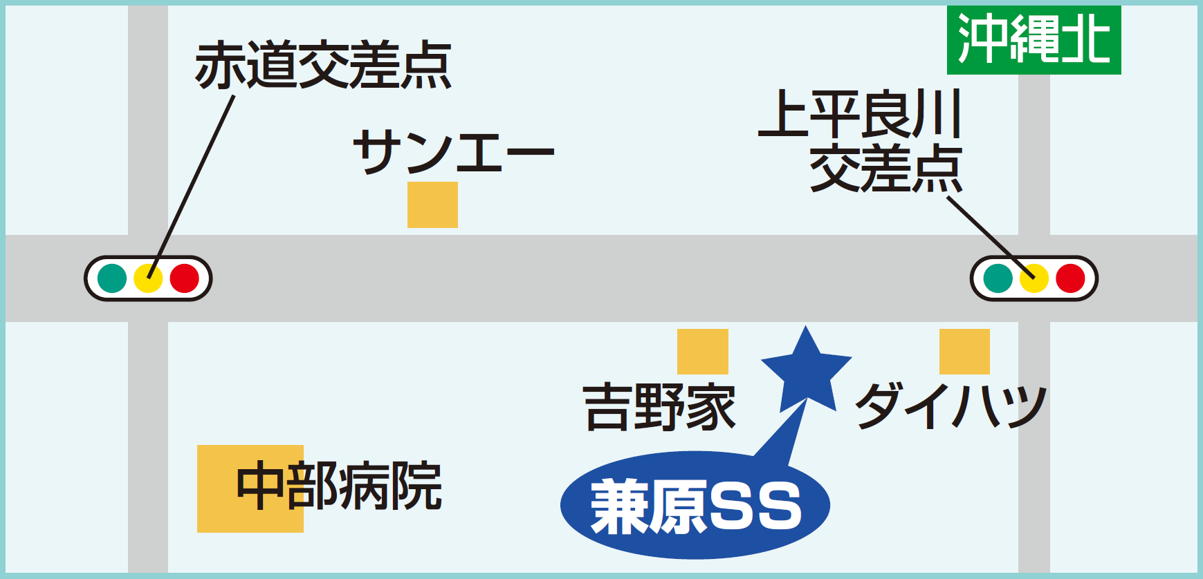 セルフ兼原SS 地図