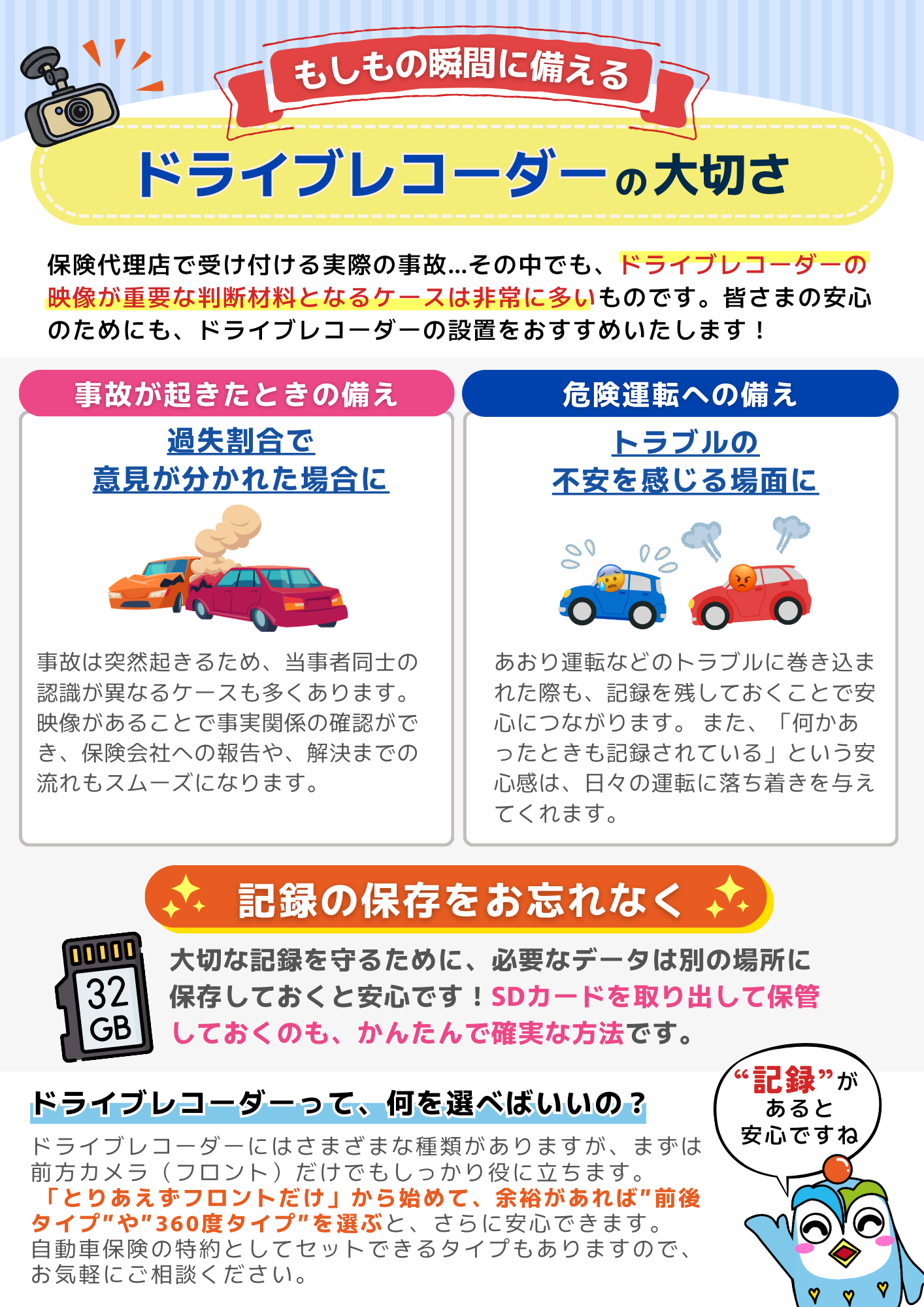 ドライブレコーダーの大切さ